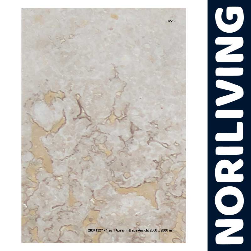 Natursteinfliese in Beige mit natürlicher Marmorierung von Noriliving Beige Natursteinfliese mit marmorierter Oberfläche, Produkt von Noriliving