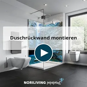 Duschrückwand Montage