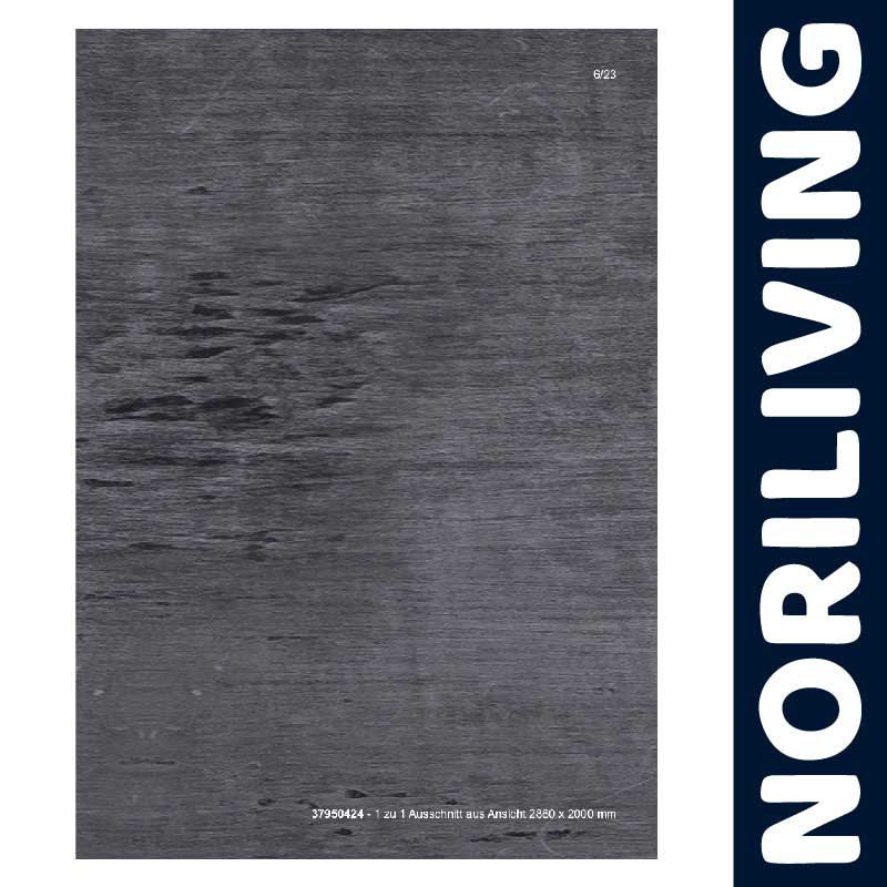 Nahaufnahme einer dekorativen Holzplatte in Dunkelgrau von Noriliving, 2380 x 2000 mm