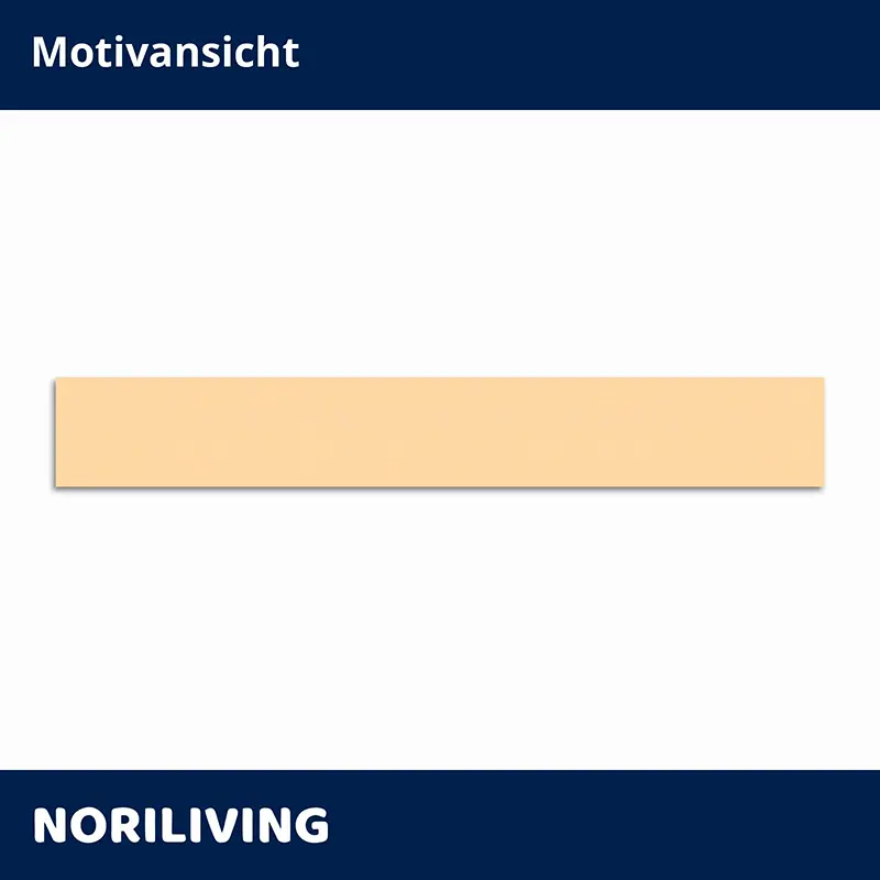 Ansicht schmales beige Wandregal in Holzoptik